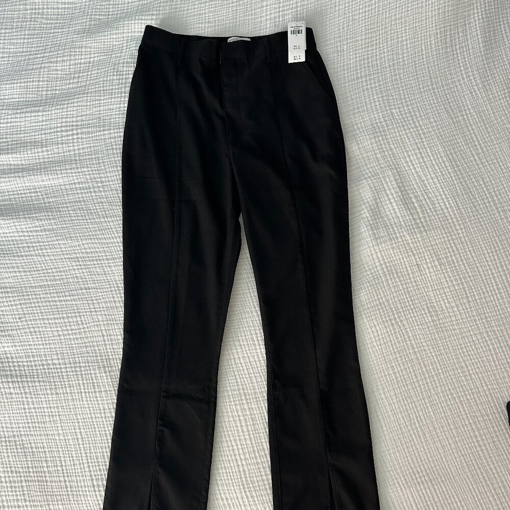 Abercrombie & Fitch The Skinny Ultra High Rise Split Hem Pants Size 10/30 NWT